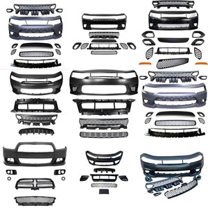Forme en D pour Challenger/Charger/<span class=keywords><strong>SRT</strong></span> 2015 2016 2017 2018 2019 <span class=keywords><strong>2020</strong></span> 2021 2022 2023-UP Fibre de carbone pour pare-chocs avant de Charger - Product Image 2