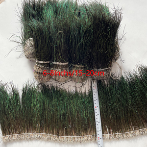 Plumes de paon naturelles en gros de 6 à 8 pouces, enfilées, pour nymphes Prince, attracteurs Steelhead, mouches Buggers et mouches traditionnelles. - Product Image 4