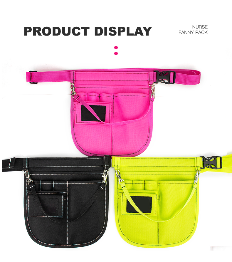 Portable Nurses Belt Organizer Quick Pick Pocket Medical Fanny Pack Nurse  Waist Bag