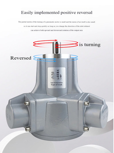 Moteur rotatif <span class=keywords><strong>pneumatique</strong></span> compact HF-010, type piston basse vitesse, 3 cylindres, pompe d'agitation à vapeur réversible, antidéflagrante - Product Image 2