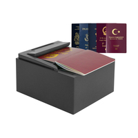 Escáner Automático con Interfaz USB MASUNG MS-SM50, Lector de Pasaportes y Licencias de Conducir/Identificación OCR MRZ de Escritorio, Manos Libres