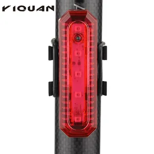 Хит продаж, перезаряжаемый велосипедный задний фонарь Usb для ночной езды, водонепроницаемый задний фонарь для велосипеда