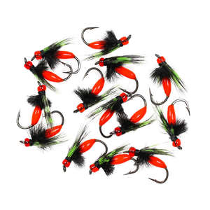 Anzuelo de Pesca con Mosca sin Barbilla <span class=keywords><strong>para</strong></span> Pesca con Mosca, Señuelo Artificial Duro, Cuentas de Tungsteno, Pesca con Mosca Checa <span class=keywords><strong>para</strong></span> Trucha y Salmón en Ríos, Lagos y Arroyos - Product Image 5