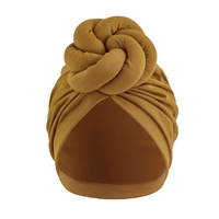 Nouvel Arrivage : Bandeau Turban et Bonnet Style Donut Uni pour Crèche et Hôpital, Mignon, Multifonctionnel, Chaud et Confortable