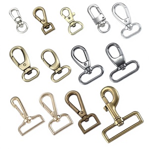 Bahar tırmanma karabina Hooks özel logo için dönebilen döner <span class=keywords><strong>Metal</strong></span> köpek çanta yapış kanca çanta bagaj ve pet yaka donanım seti - Product Image 1