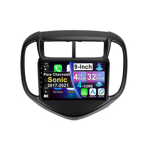 REAKO 9 Pulgadas Autoradio Reproductor De Coches para Chevrolet <span class=keywords><strong>Sonic</strong></span> 2016-2021 GPS WIFI FM DVR - Product Image 1
