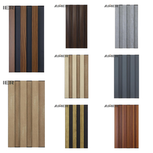 Künstlerisches Holz akustisch gefluchtet schalldicht pvc Marmor Pu interieur dekorativ anderer Stein Interieur 3d ps Wpc Pvc Platten Wandplatte - Product Image 4