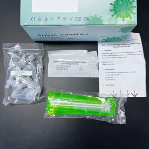 개의 애완 동물 건강 CPV/CCV 검출을위한 수의사 사용 플라스틱 콤보 테스트 키트 - Product Image 3