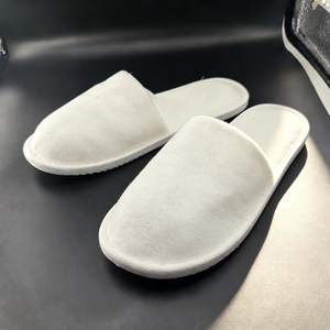 Fournitures hôtelières haut de gamme, pantoufles jetables en coton écologiques, recyclables, portables, bon marché, douces, confortables, spécifiques à la chambre - Product Image 3