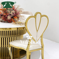 Chaise de salle à manger rembourrée en acier inoxydable doré moderne, utilisée pour les mariages, les hôtels et les banquets