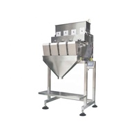 Elektrische lineare Waage 100-3kg Eiswürfel 12L Hopper Vib rating Feeder 4-Kopf-Linearwaage