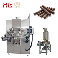Machine à gaufrettes entièrement automatique HG à haut rendement et faible consommation d'énergie pour l'usine de snacks, gaufrettes et bâtonnets de gaufrettes