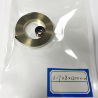 Ressort en spirale en acier plat métallique de 0,06 à 0,5 mm d'épaisseur, ressort de torsion en spirale, ressort de puissance