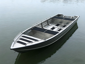 Bote de Aluminio de 2.5m con Soporte para Cañas de Pescar, para <span class=keywords><strong>Pesca</strong></span>, Caza de Patos, Ocio, Transporte y Trabajo, Tamaño Personalizado - Product Image 2