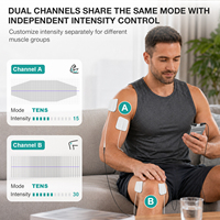 Stimulateur Musculaire OEM ODM Disponible avec Fonction d'Enregistrement des Historiques, 5 Modes, 50 Niveaux d'Intensité, Soulagement de la Douleur, Appareil TENS EMS