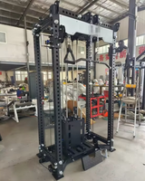 Machine à câbles de musculation de style nouveau, double pile de poids sélectable de 70 kg - Construction métallique pour la salle de sport, la remise en forme et l'exercice