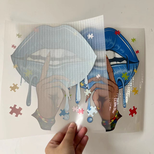 مصنع مخصص juntien Plastisol شاشة مطبوعة dtf نقل فتاة صغيرة جاهزة للضغط تصاميم نقل الحرارة للقمصان - Product Image 4