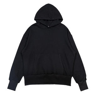 High Quality Cotton Unisex Winter Knitted Embroidered Sweatshirt Brand Logo Custom Solid Color <strong>Oodie</strong> Regular Fit Pull Hoodie - Product Image 3