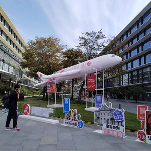 Modèles volants à grande échelle de dirigeables/avions/rockets gonflables de 10 à 30 pieds, ballons à hélium de forme unique pour la publicité aérienne - Product Image 2
