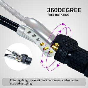 Nouveau fer à friser multifonctionnel professionnel PTC 2026 pour hommes et femmes, baguette à friser avec boucleur de cheveux rotatif à 360 degrés - Product Image 5