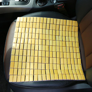 Tapis carré en bambou 40x40cm, coussin de siège de voiture rafraîchissant et respirant, housse de siège avant - Product Image 1