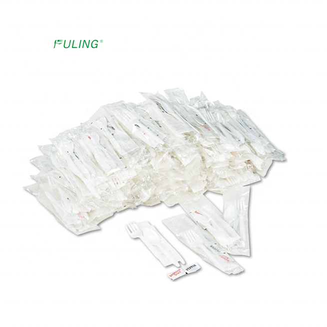 Набор одноразовых столовых приборов из пластика, ложки и вилки