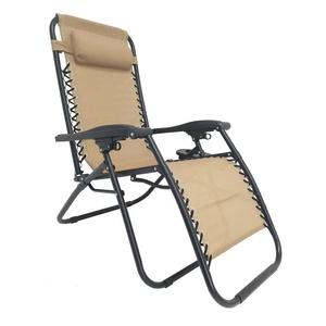 Vente en gros <span class=keywords><strong>chaise</strong></span> <span class=keywords><strong>longue</strong></span> de plage ensoleillée pour l'extérieur <span class=keywords><strong>chaise</strong></span> pliante zéro gravité de détente de jardin avec matelas doux - Product Image 3