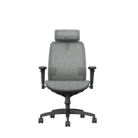 Chaise de bureau ergonomique réglable en maille pivotante au design moderne nouveau modèle avec mobilier en tissu confortable
