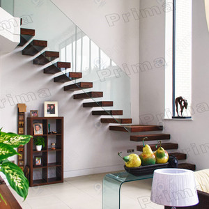 Escalera Flotante Moderna <span class=keywords><strong>de</strong></span> Hormigón Reforzado con Fibra <span class=keywords><strong>de</strong></span> Vidrio Personalizada Prima, Ecológica, Duradera, con Características Ignífugas - Product Image 5