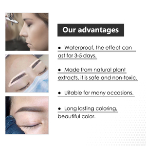 Tinta de tatuaje Líquido Maquillaje <span class=keywords><strong>permanente</strong></span> Pigmentos Microblading Pigmento Ceja Entrenamiento Ceja <span class=keywords><strong>Tinte</strong></span> - Product Image 6