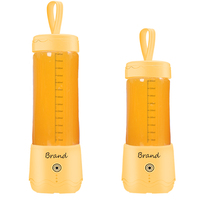 Presse-agrumes électrique 600ml USB rechargeable Mini mixeur à milk-shake portable Mélangeur à smoothie Machine à jus d'agrumes et d'orange
