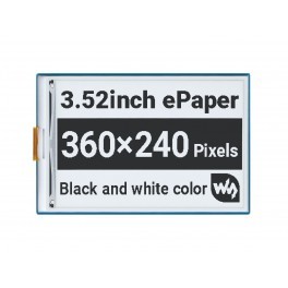 Écran e-Paper brut de 3,52 pouces, 360 x 240, interface SPI - Product Image 6