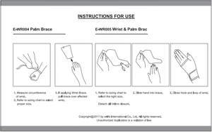 E-Life E-WR005 cổ tay Brace kết thúc tốt đẹp tập thể dục handguard dây đeo đấm bốc phòng tập thể dục thể thao làm vườn bảo vệ tay mặc - Product Image 4