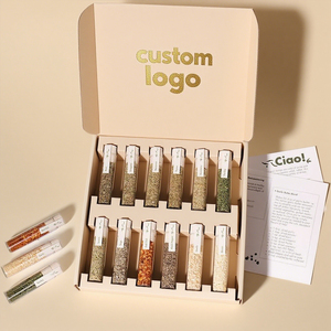 Caja corrugada personalizada para tarros de vidrio, especias, sal, pimienta, miel, embalaje, soporte de cartón plegable con inserciones, tarros para condimentos - Product Image 4