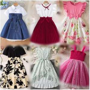 Lotes de Ropa Infantil al por Mayor, Artículos Nuevos a Granel, Vestidos de Verano para Niñas, Entrega Aleatoria - Product Image 1