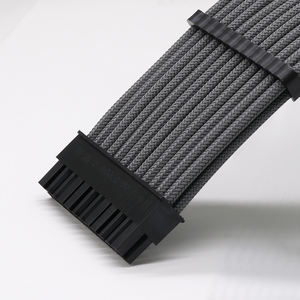Kit di prolunga cavi PSU personalizzabile 18AWG 30cm con guaina Mod ATX EPS 8-Pin PCI-E in PVC grigio per computer, certificato ROHS, disponibile! - Product Image 2