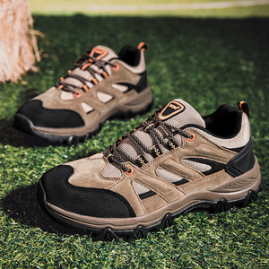 Chaussures de randonnée pour hommes, respirantes, tige synthétique, semelle extérieure en caoutchouc, semelle intermédiaire en EVA, bout rond, toutes saisons, chaussures de trekking en plein air, taille 13 - Product Image 5