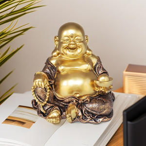 พระพุทธรูปพระศรีอริยเมตไตรย งานแฮนด์เมดจากเรซิ่น รอยยิ้มแห่งพระพุทธเจ้า สำหรับตกแต่งบ้าน สวน วัด ฮวงจุ้ย ขายส่งจำนวนมาก - Product Image 2