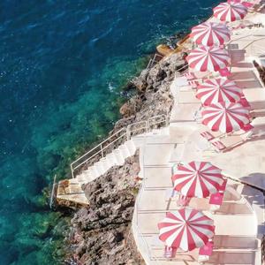 대형 야외 레스토랑 이벤트 뒷마당 UV50+ 파고다 우산 튼튼한 정원 비치 파라솔 노점용 양산 - Product Image 6