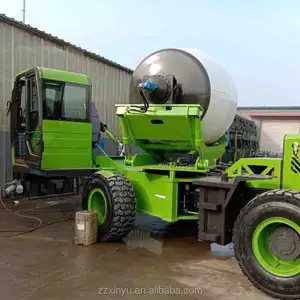 Mini Draagbare Zelfladende Mobiele Betonmixer Machine Truck Prijs Kleine Diesel Cement Mixer Auto Te Koop