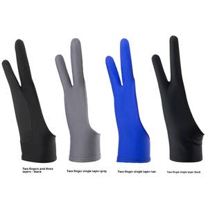 Gant de dessin SUNCETH à deux doigts <span class=keywords><strong>anti</strong></span>-salissure et <span class=keywords><strong>anti</strong></span>-touche accidentelle pour tablette graphique iPad et peinture numérique - Product Image 5