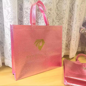 Bolsas de Mano Económicas Personalizadas con Impresión, Bolsas de Compra Reutilizables de Tela No Tejida Reciclable con Logotipo - Product Image 3