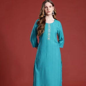 Thread-Work Droit Kurta viscose rayonne - Product Image 1