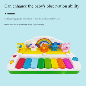 Popolare di plastica del fumetto mini <span class=keywords><strong>pianoforte</strong></span> per <span class=keywords><strong>bambini</strong></span> giocattolo di musica strumento educativo per i <span class=keywords><strong>bambini</strong></span> - Product Image 4