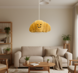 Simpatico Peluche a Forma di Croissant da Appendere 14Cm, Morbida Decorazione per la Casa, per la Cameretta dei Bambini, Decorazione Moderna da Parete - Product Image 2