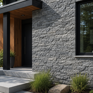 Exterior Wall Cladding <b>Stone</b> Veneer dark grey Slate Natural Slate Culture <b>Stone</b> - Product Image 1