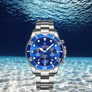<span class=keywords><strong>Montre</strong></span> pour homme en alliage simple et élégante avec logo personnalisé, quartz, étanche, 40 mm, <span class=keywords><strong>bracelet</strong></span> en acier inoxydable - Product Image 3