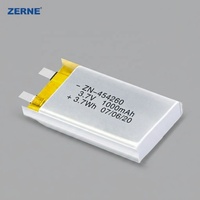 Batería de Polímero de Litio Certificada CE 454260 de 3.7 Voltios y 1000 mAh con PCM para Dispositivos Médicos y Rastreadores GPS