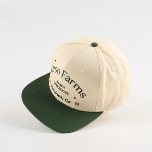 Gorra Snapback de Algodón y Sarga con Bordado Personalizado de Fábrica China al por Mayor, Gorra de Visera Plana Unisex Informal para MOQ Bajo - Product Image 2