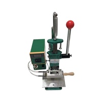Petite machine de marquage à chaud de bureau avec un ensemble de moules de groupe libre, symboles, numéros, lettres, modèles multiples